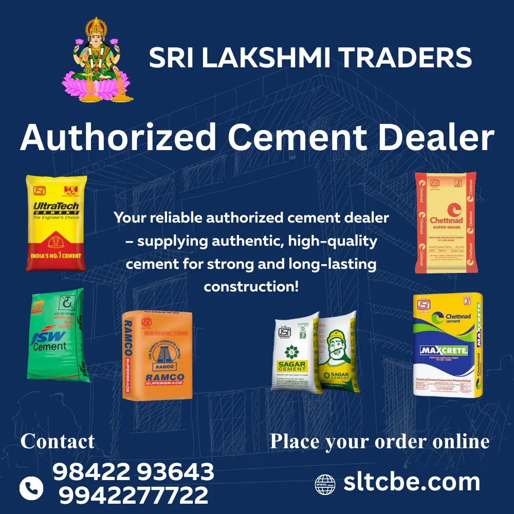 Authorized Cement Dealer in Coimbatore – Sri Lakshmi Traders
