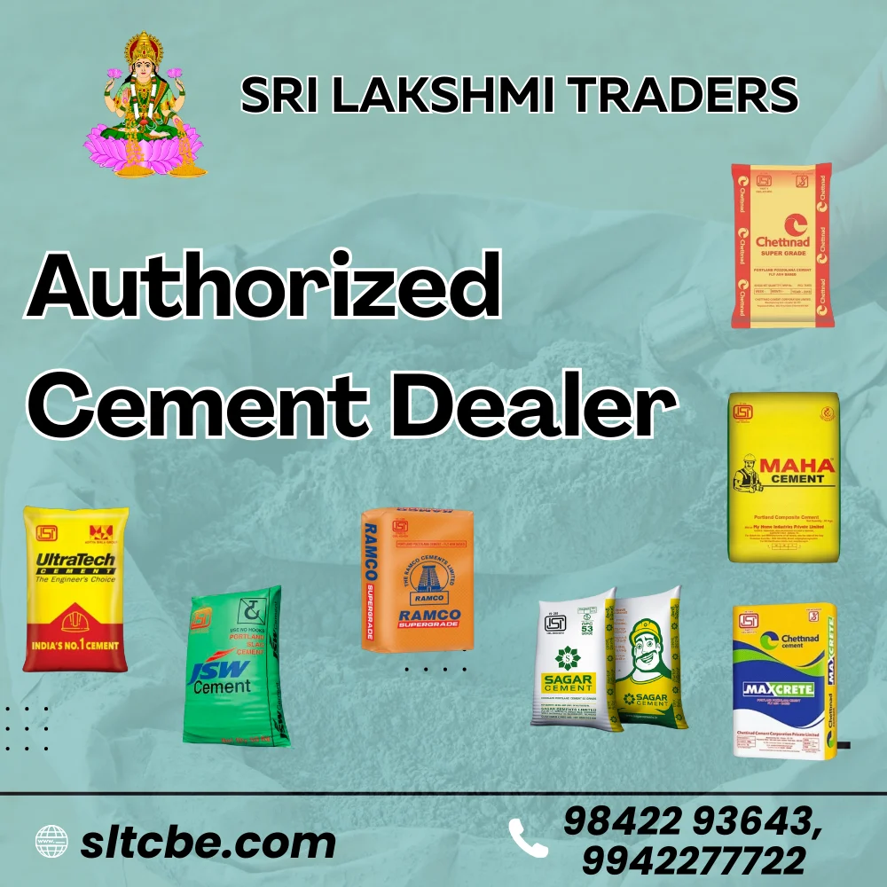Authorized Cement Dealers in Coimbatore by Sri Lakshmi Traders