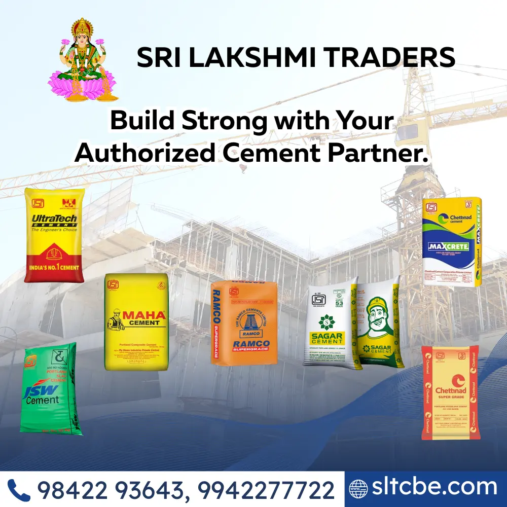 Cement Dealer in Coimbatore – Sri Lakshmi Traders