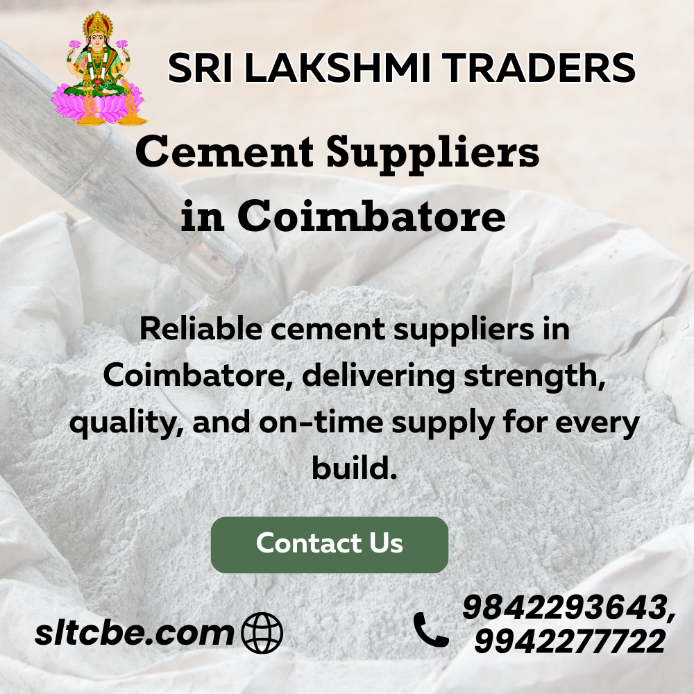 Trusted Cement Supplier in Coimbatore for All Construction Needs